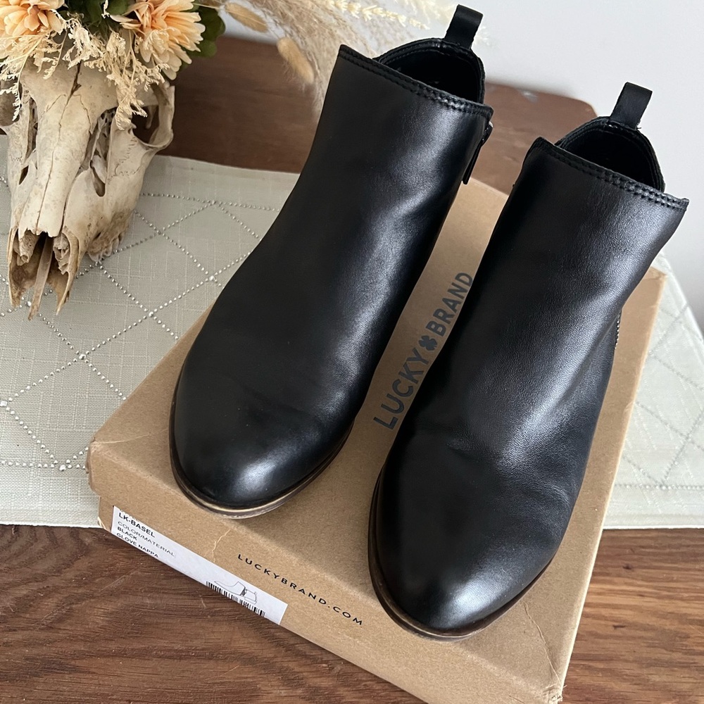 Lucky Brand Black Women's Ankle Boots